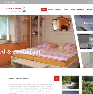 Screenshot Laptopansicht der Homepage bub-brandholz.de